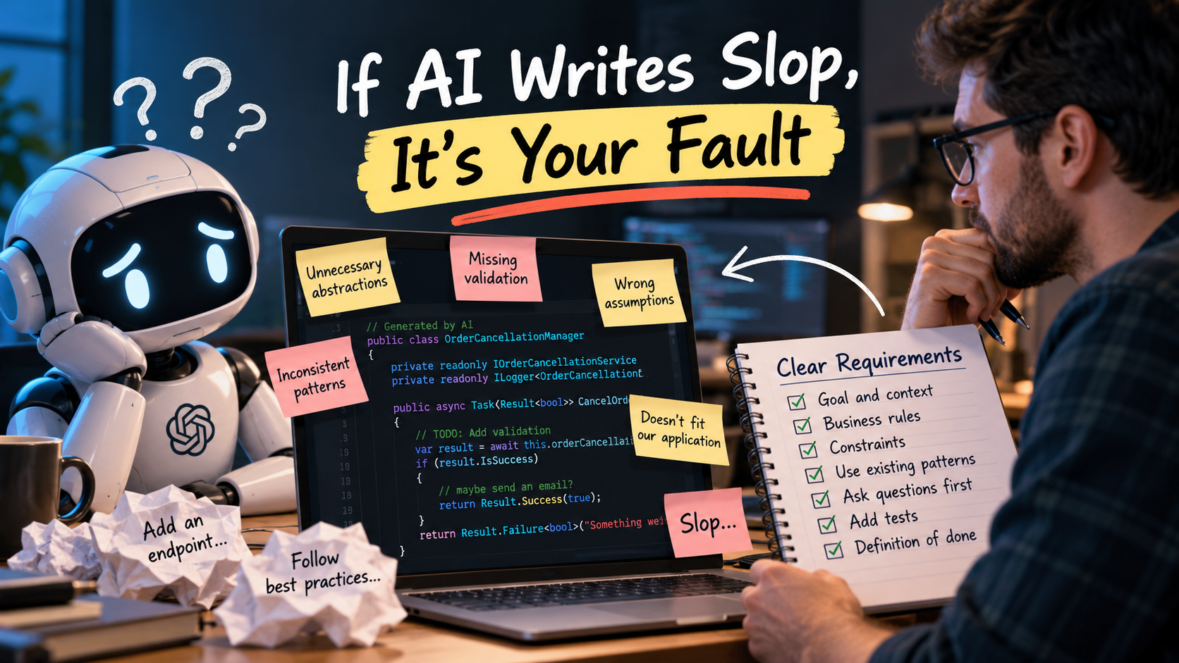 If AI Writes Slop, It's Your Fault