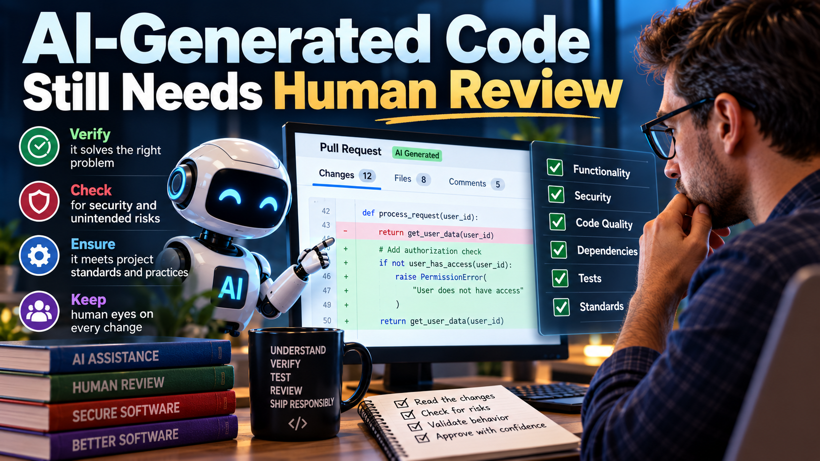 AI-Generated Code Still Needs Human Review
