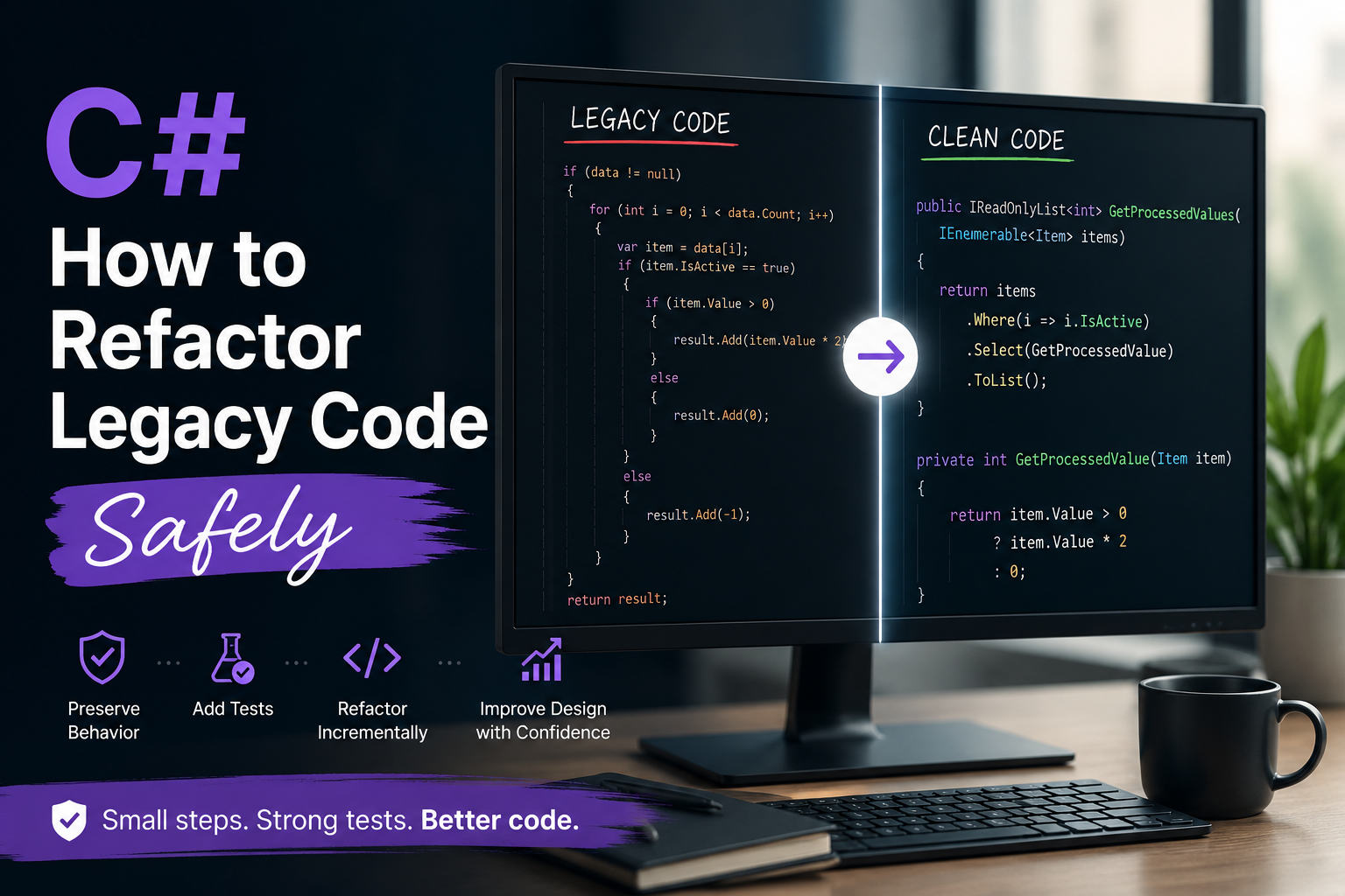 C#: How to Refactor Legacy Code Safely
